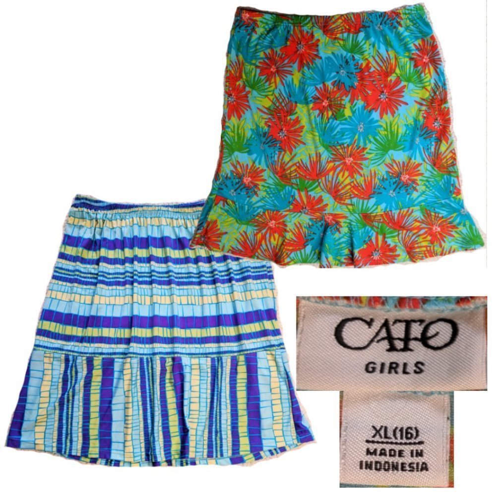 Set of two Cato Girls Skirts XL Like New